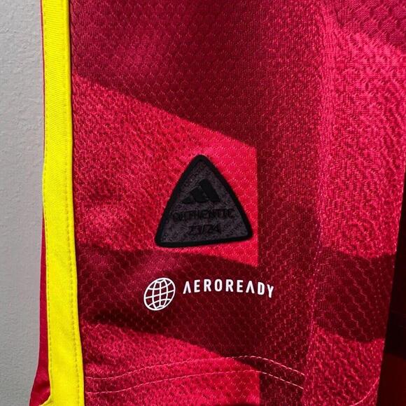 MLS St. Louis City SC Adidas 2023 CITY Kit AUTHENTIC Red Jersey Mens LARGE NWT - Picture 9 of 9